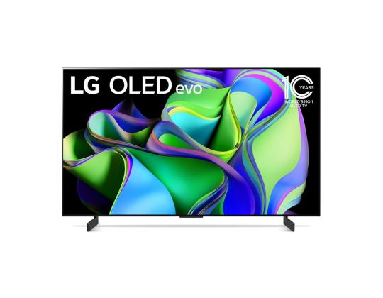 LG OLED evo C3, 42´´, Ultra HD, OLED, jalat reunoilla, harmaa - TV