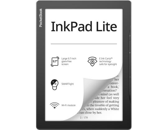 PocketBook InkPad Lite, 9,7", 8 Gt, pakollinen - E-luger