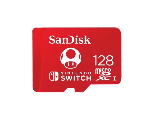 SanDisk microSDXC -kortti Nintendo Switchille, 128 Gt - Mälukaart