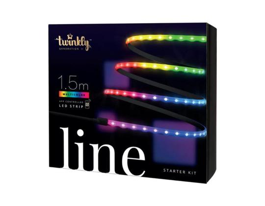 Twinkly Line Starter Kit, 1,5 m, musta - LED-nauha