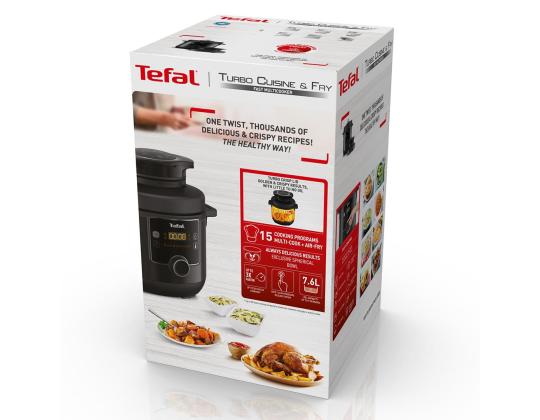 Tefal Turbo Cuisine & Fry, 1200 W, musta - Moni- ja painekattila