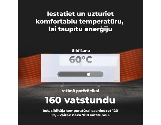 Aeno, 700+ W, valkoinen - Premium Eco Smart küttelaite