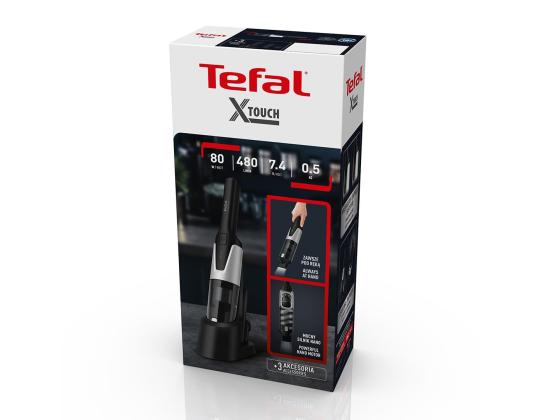 Tefal X-Touch, 80000 p/min, sali/must - Käsitolmuimeja