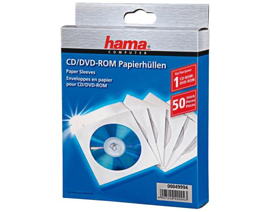 CD / DVD paperikuoret Hama (50 kpl)