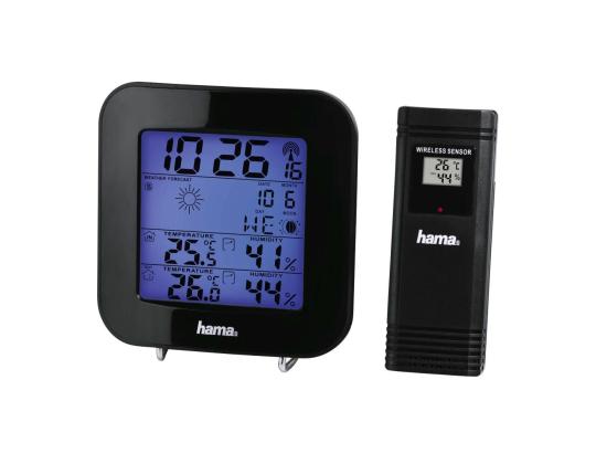 Hama EWS-200, musta - Lämpömittari