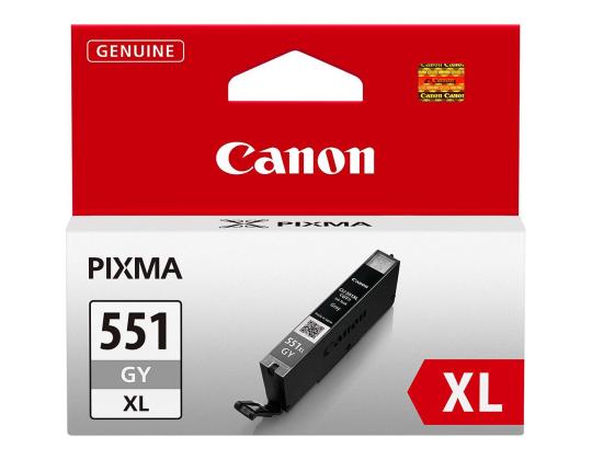 Canon CLI-551XL, harmaa - Mustepatruuna