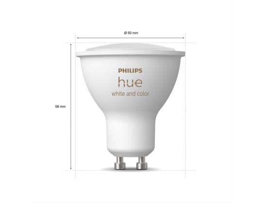 Philips Hue White and Color Ambiance Bluetooth, GU10, värillinen - Älykäs valo