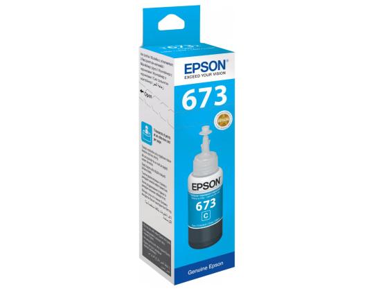 Tindimahuti täitepudel Epson T6732 (tsüaan)