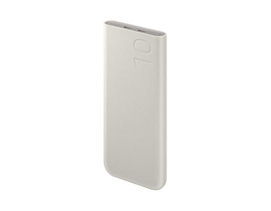 Samsungin akku, 10 000 mAh, 25 W, 2x USB-C, beige - Akkupankki
