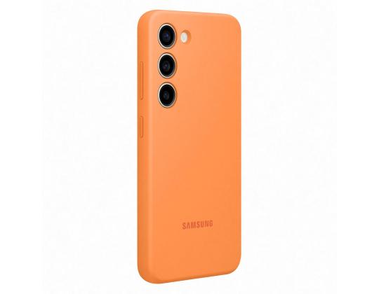 SAMSUNG Galaxy S23, silikonikuori, oranssi - kotelo