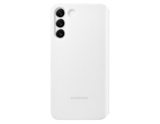 Samsung Galaxy S22+ S-View Flip Cover, valkoinen - Älypuhelimen kuoret
