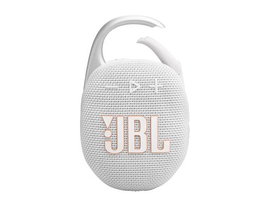 JBL Clip 5, valkoinen - Kannettava langaton kaiutin