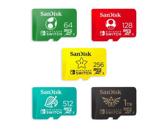 SanDisk microSDXC -kortti Nintendo Switchille, 128 Gt - Mälukaart
