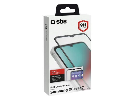 SBS Full Cover Lasinen Näytönsuoja, Samsung Galaxy XCover 7 - Näytönsuoja