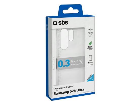 SBS Skinny kansi, Galaxy S24 Ultra, läpinäkyvä - Kotelo