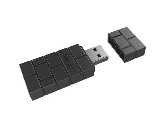 8BitDo USB Wireless Adapter 2, musta - Langaton ohjainsovitin
