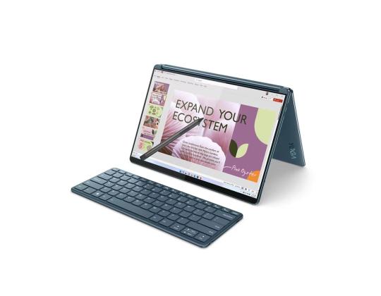 Lenovo Yoga Book 9 13IRU8, 13.3", 2.8K, OLED, Touch, i7, 16GB, 1TB, SWE, turkoosi - kannettava tietokone