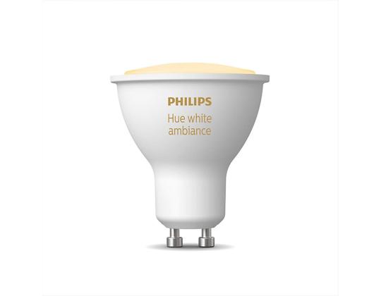 Philips Hue White Ambiance, GU10, valkoinen - Älykäs valo