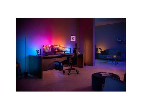 Philips Hue Play Gradient PC Lightstrip, 3x 24´´-27´´ + silta, musta/valkoinen - LED-valonauha PC:lle