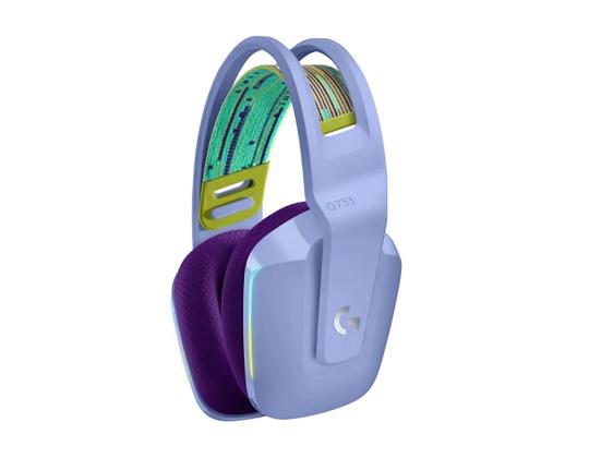 Logitech G733 LIGHTSPEED Wireless RGB, violetti - Langattomat kuulokkeet