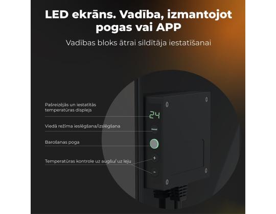 Aeno, 700+ W, hall - Premium Eco Smart kütteseade