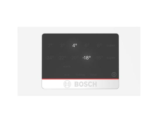 Bosch, NoFrost, 363 L, korkeus 203 cm, valkoinen - Jääkaappi