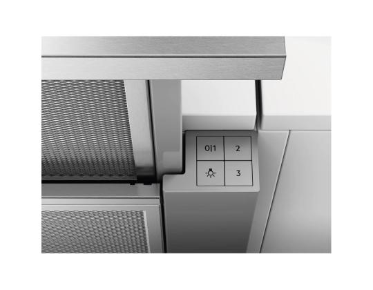 Electrolux, 600 m³/h, leveys 59,8 cm, harmaa - Integroitu ilmanpuhdistin