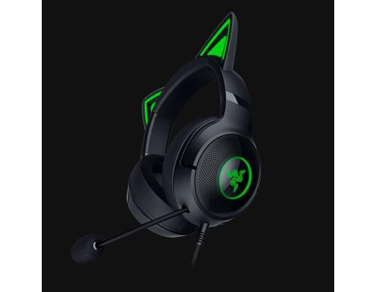 Razer Kraken Kitty V2, musta - langalliset kuulokkeet