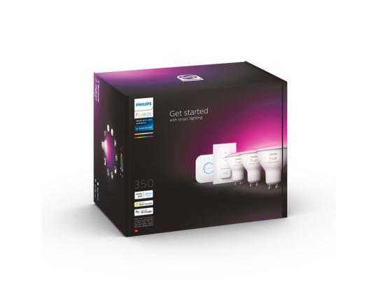 Philips Hue Starter Kit, GU10, 3 kpl, valkoinen - Älykäs valosarja