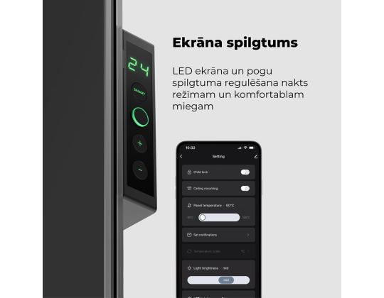 Aeno, 700+ W, hall - Premium Eco Smart kütteseade