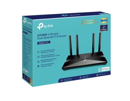 TP-Link Archer AX1800, WiFi 6, must - WiFi ruuter
