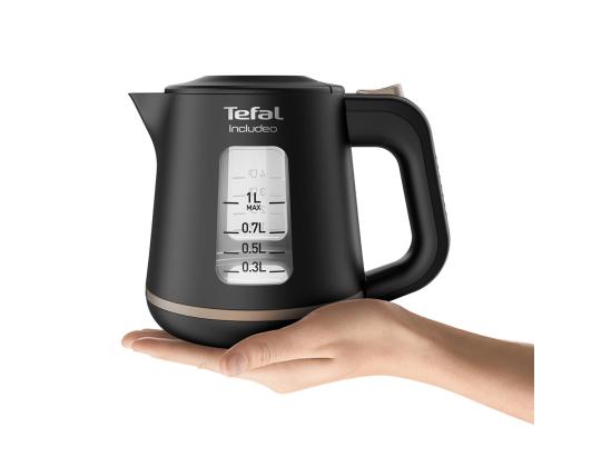 Tefal Includeo, 2400 W, 1 L, musta - Vedenkeitin