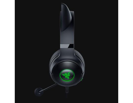 Razer Kraken Kitty V2, musta - langalliset kuulokkeet