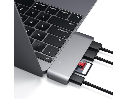 MacBook USB-C jakaja Satechi