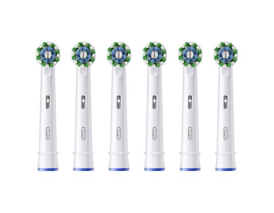 Braun Oral-B Cross Action Pro, 6 kpl, valkoinen - Varaharjat