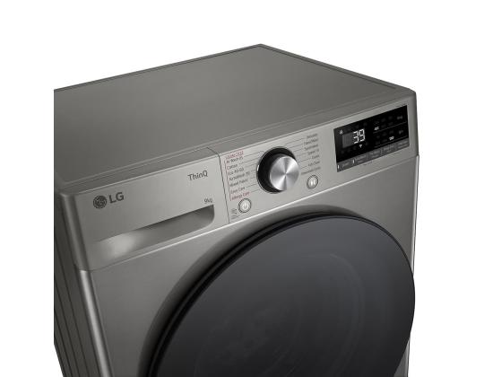 LG R700 Series, 9 kg, syvyys 47,5 cm, 1200 rpm, hopea - Edestä täytettävä pesukone