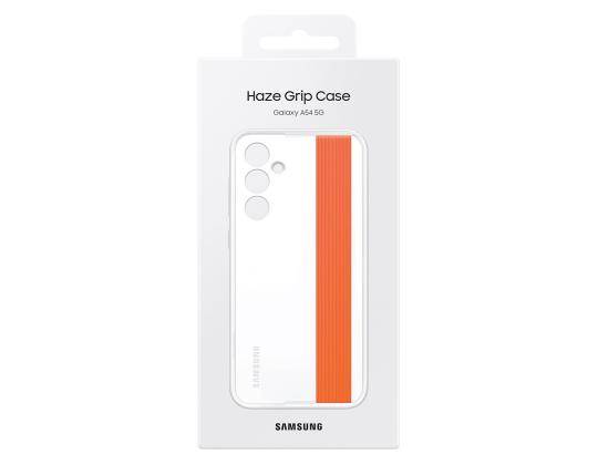 Samsung Silicone Haze Grip Case, Galaxy A54, valkoinen - kotelo