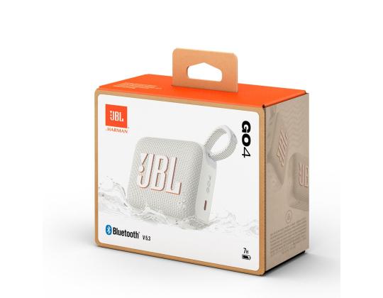JBL GO 4, valkoinen - Kannettava langaton kaiutin