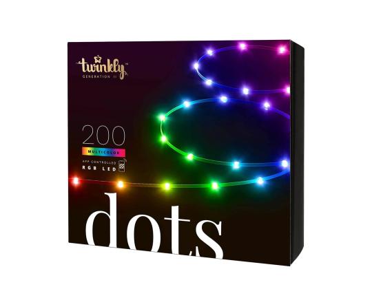 Twinkly Dots, 200 LED, IP20, 10 m, valkoinen - Älykäs valonauha