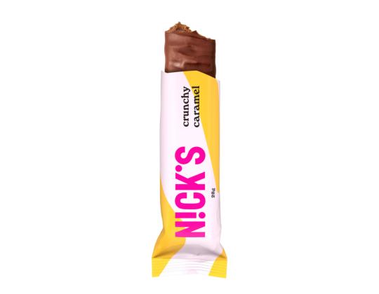 Suklaa NICK´S rapealla karamellilla, Crunchy Caram 28g