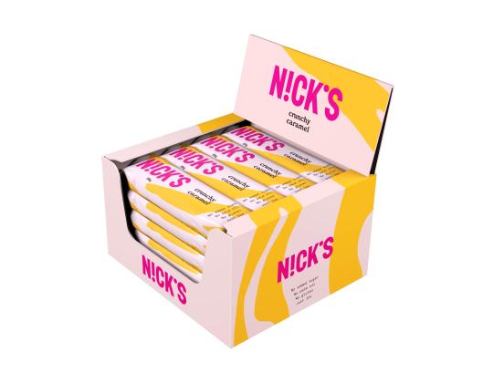 Suklaa NICK´S rapealla karamellilla, Crunchy Caram 28g