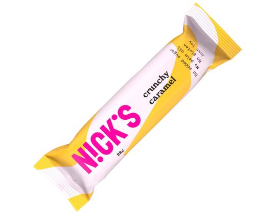 Suklaa NICK´S rapealla karamellilla, Crunchy Caram 28g