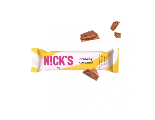 Suklaa NICK´S rapealla karamellilla, Crunchy Caram 28g