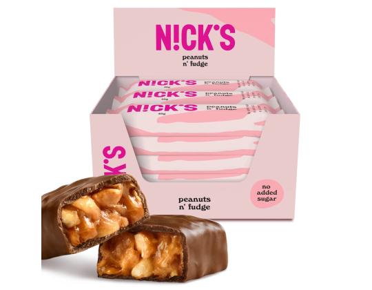 Suklaa NICK´S Peanuts N´ Fudge 40g