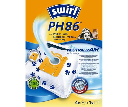 Swirl S-pussi, 4 kpl - Pölypussit