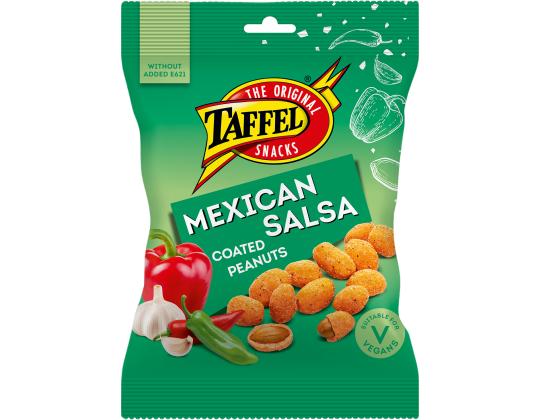 Maapähkinät TAFFEL Meksikon salsa maustettua paahdettua 140g