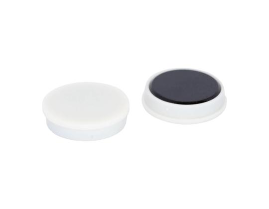 Taulumagneetti 13mm valkoinen 8kpl pakkauksessa