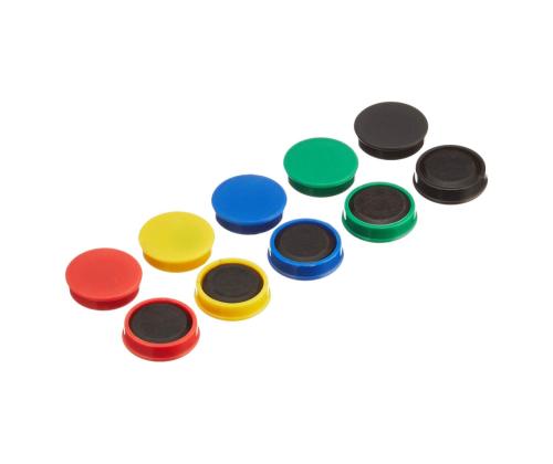 Liitä magneetti BI-OFFICE Super Strong 30mm punainen 10kpl per paketti