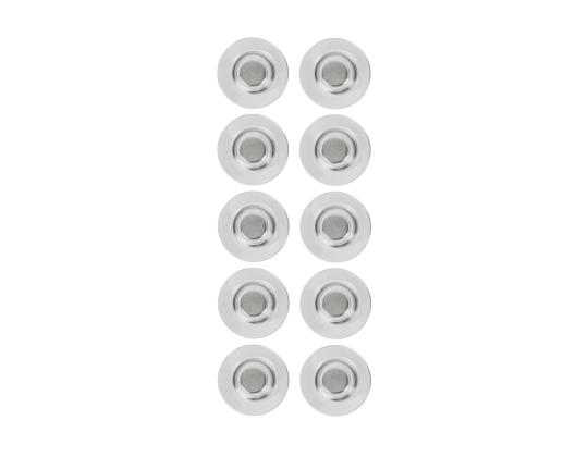 Magneetit lasitaululle 30mm läpinäkyvä 10kpl/pkt
