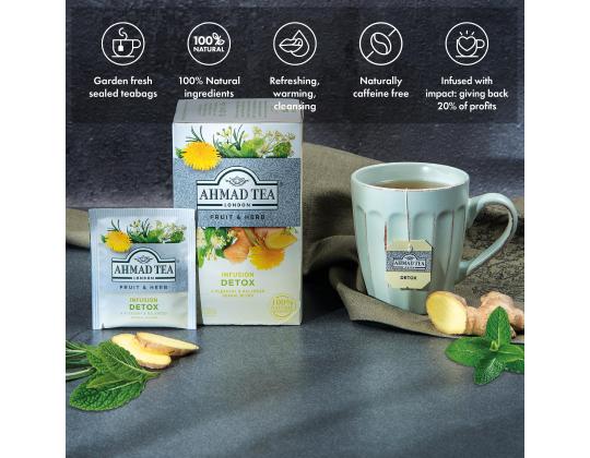 Yrttitee AHMAD Detox 20 kpl kirjekuoressa